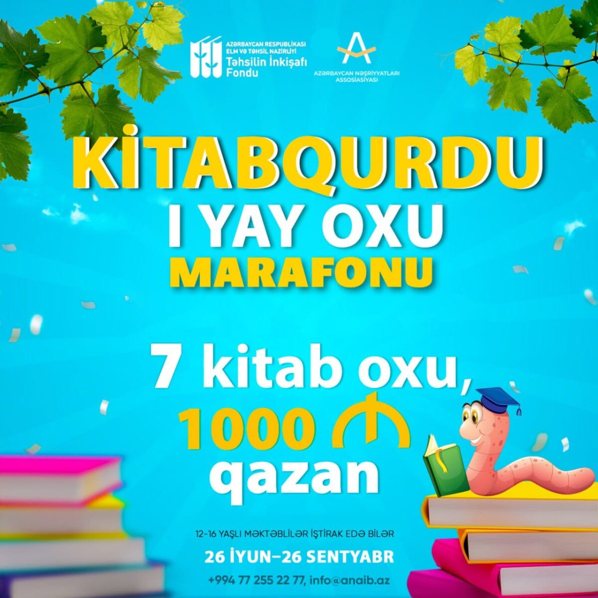 “Kitabqurdu” I Yay Oxu Marafonuna start verilir