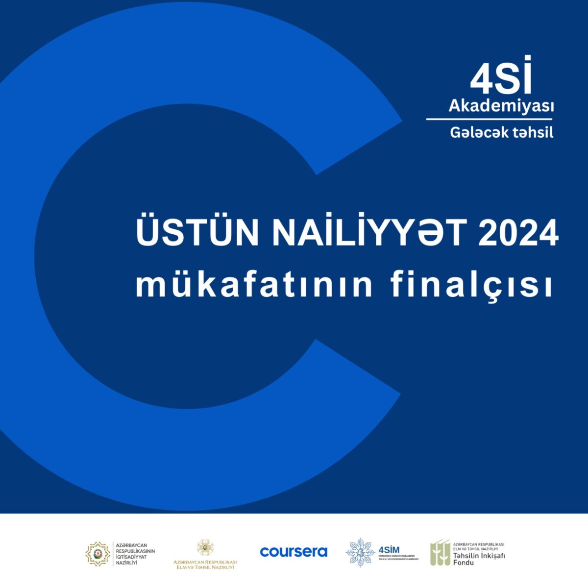 “4Sİ Akademiyası” “Üstün Nailiyyət Mükafatı 2024” üzrə finala çıxıb