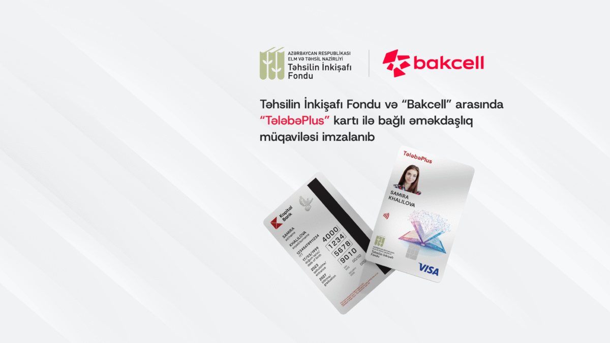 Təhsilin İnkişafı Fondu və “Bakcell” arasında əməkdaşlıq müqaviləsi imzalanıb