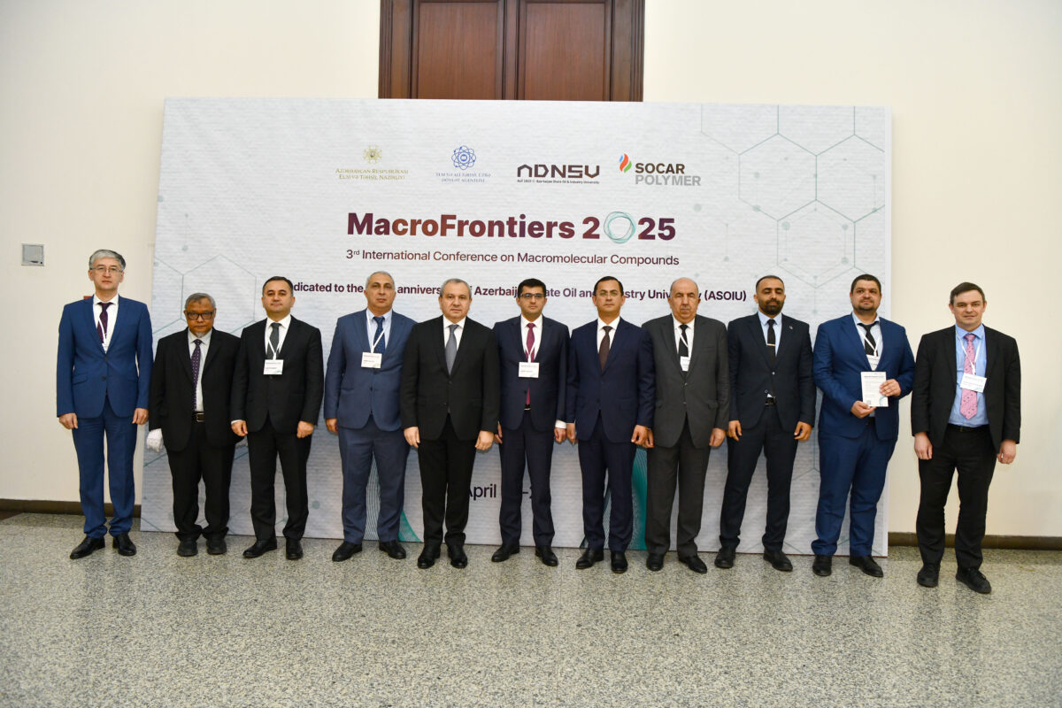 ADNSU-da “MacroFrontiers 2025: Makromolekullu Birləşmələr üzrə 3-cü Beynəlxalq Elmi Konfrans” öz işinə başlayıb