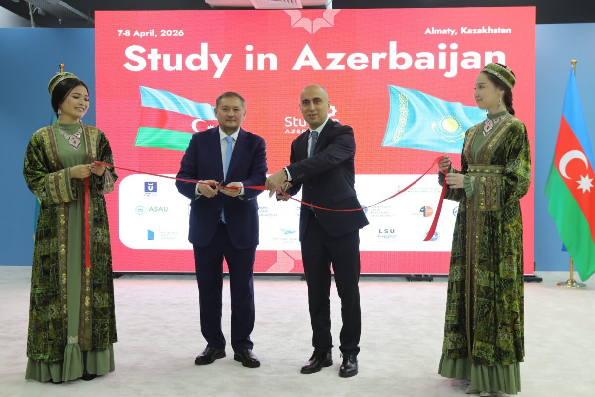 Qazaxıstanda “Study in Azerbaijan” təhsil sərgisinin açılışı baş tutub