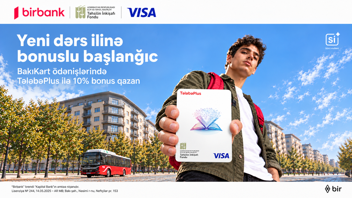 TələbəPlus-dan tələbələrə yeni üstünlük: nəqliyyatda 10% bonus
